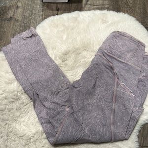 Lululemon Purple Leggings with pockets